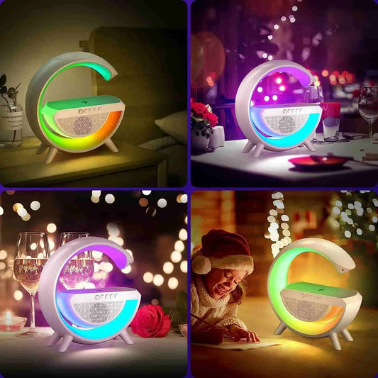 Velora Nest™ Led Wireless Charger Speaker