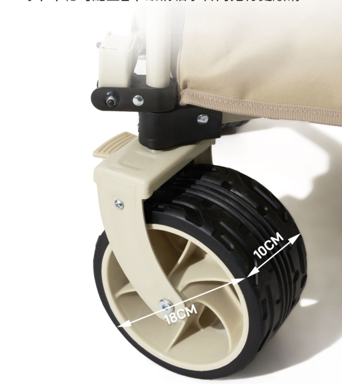 MOBI GARDEN Outdoor Camping trolley - Portable, Four-Way Folding, 200L Capacity Utility Cart
